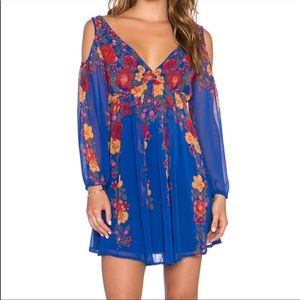 Free People Cold Shoulder Floral Dress